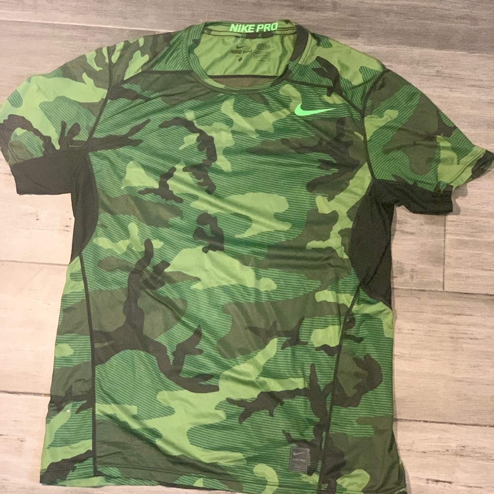 Nike athletic camouflage shirt